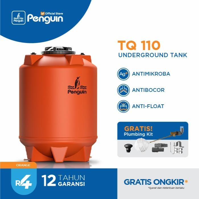 Penguin TQ-110 1000 Liter Toren Tandon Tangki Air Underground Tank - Biru Muda Terlaris