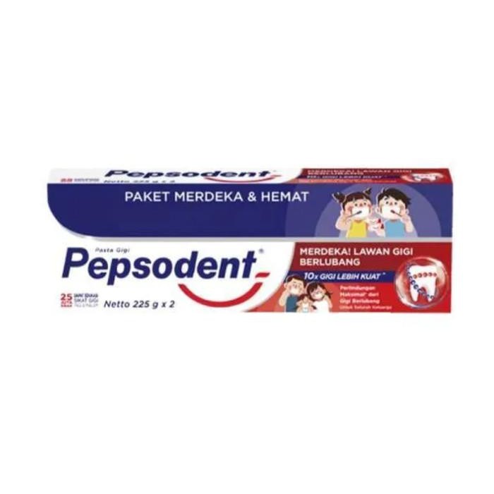 Odol Pepsodent 225 gr isi 2
