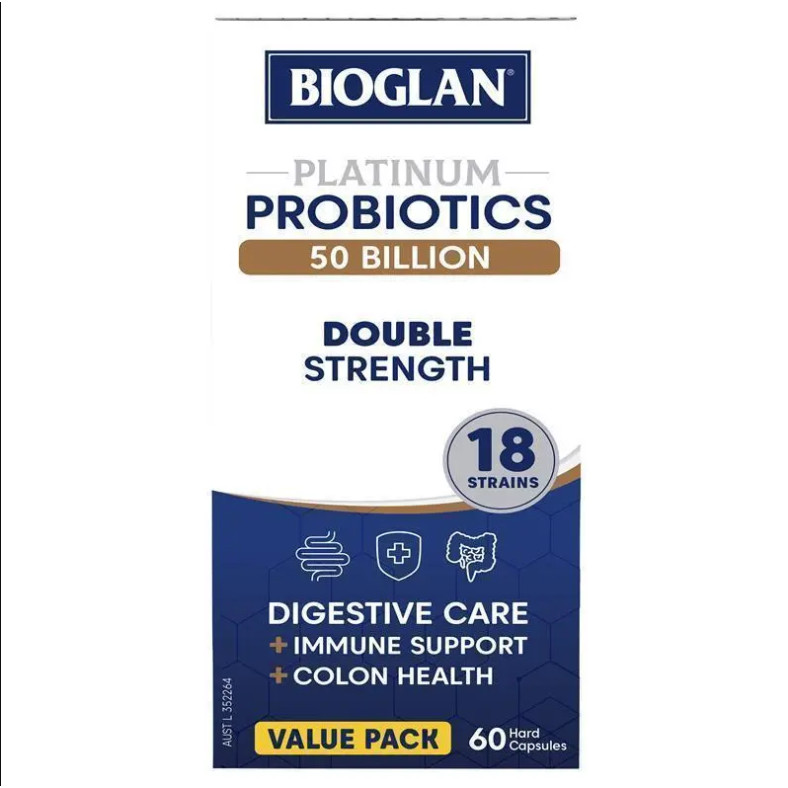 Bioglan Platinum Probiotic 50 Billion 60 Capsules