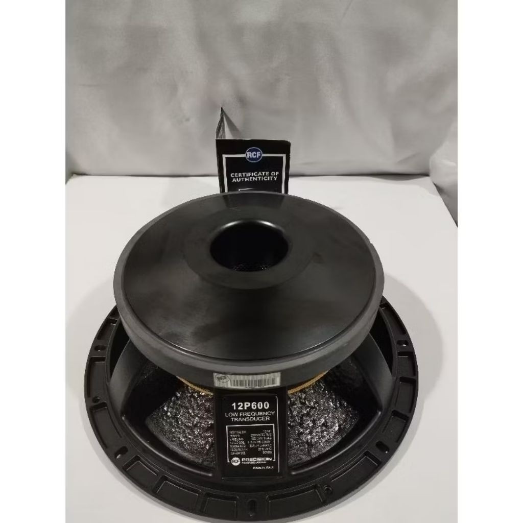 SPEAKER KOMPONEN RCF 12 INCH RCF 12P600 ORIGINAL KULIT JERUK VOICE COIL 4
