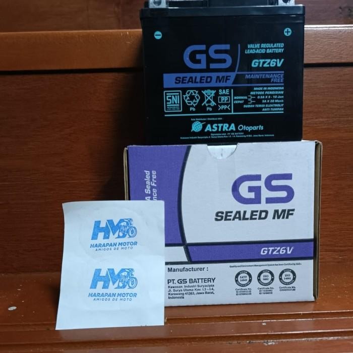 Original Aki GTZ6V Vario125FI GS Astra GSMF-GTZ-6V - original quality