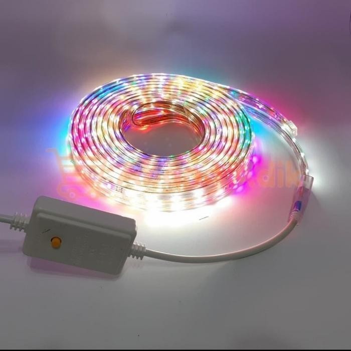 [DORFIC] Lampu LED Selang hias kelap kelip tahan air 10meter - Rainbow