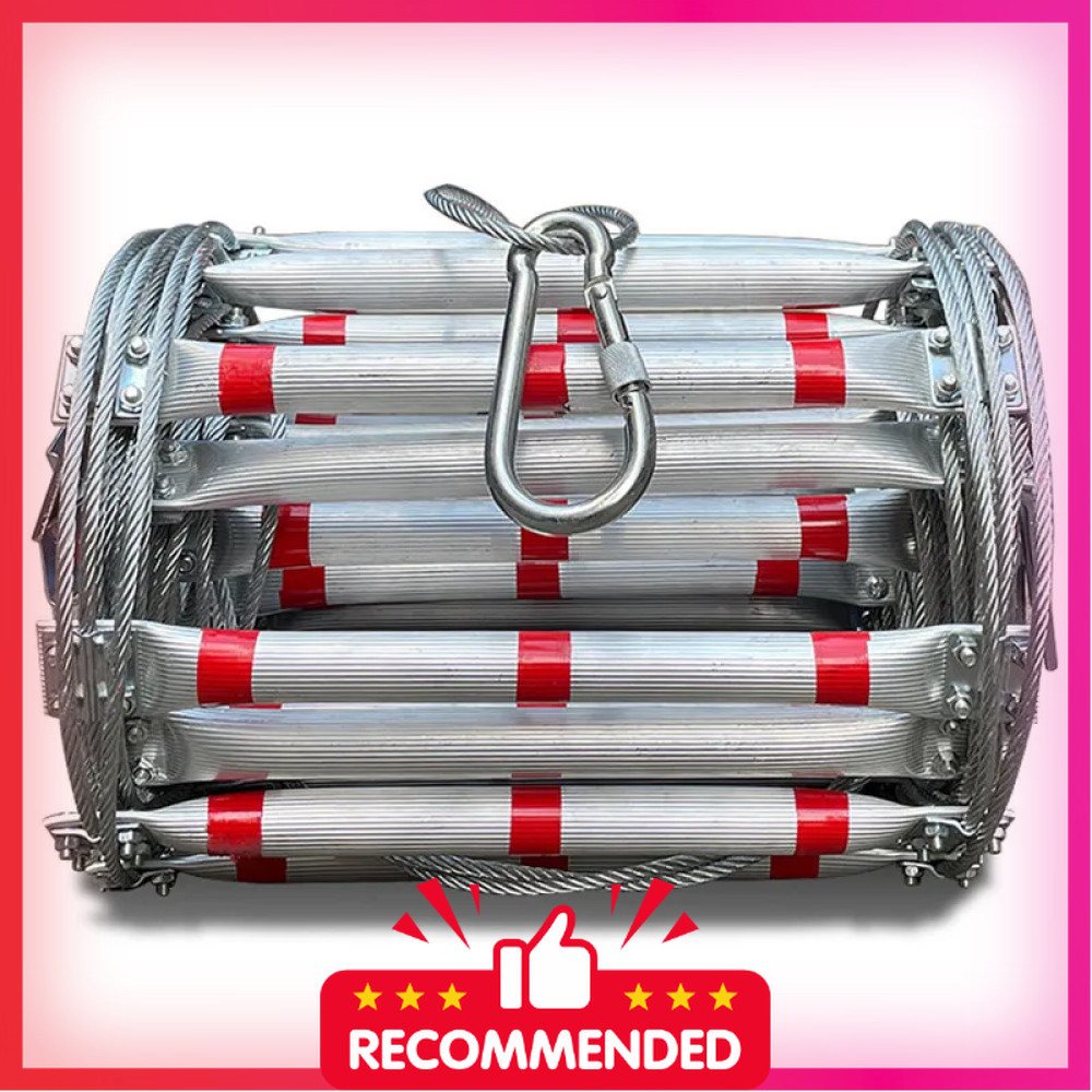 HUMBLE Tangga Darurat Gantung Steel Wire Fire Escape Ladder - HB111