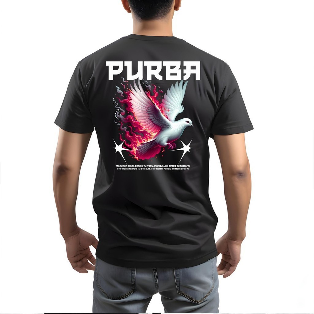 Kaos Batak Marga PURBA Premium | Bataknese Pride Distro Tshirt Dewasa