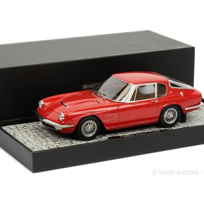 1/18 MINICHAMPS MASERATI MISTRAL COUPE 1963 RED diecast