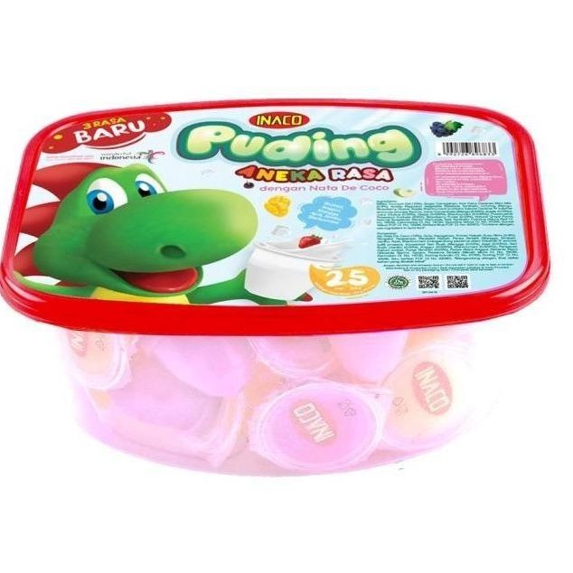 INACO MINI PUDING ANEKA RASA KEMASAN POT 25PCS