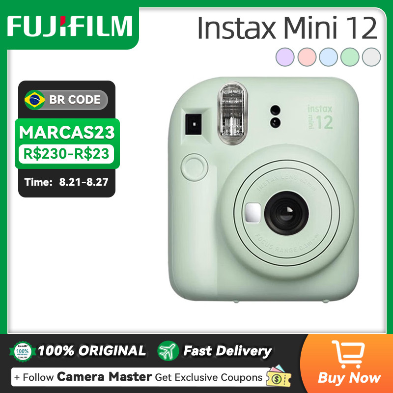 FUJIFILM INSTAX Instant Camera INSTAX Mini 12 Children's Fashion Cute Style Dating Essentials New Ye