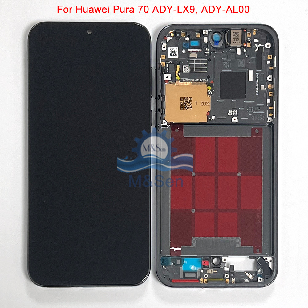 Original OLED 6.6" For Huawei Pura 70 LCD ADY-LX9 70 Ultra splay Screen Tou 6.8" For Pura70 Pro HBN-