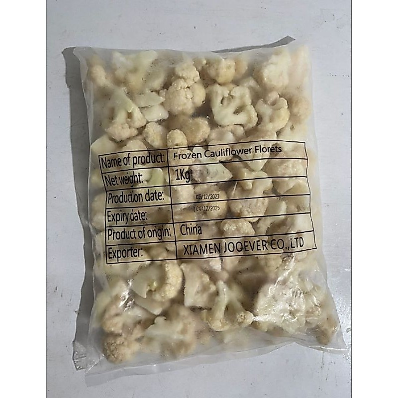 Brokoli putih IQF 1Kg