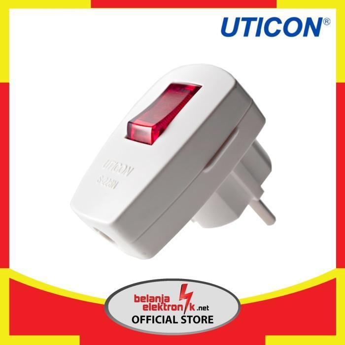 STEKER ARDE COLOKAN SAKLAR LAMPU INDIKATOR UTICON S-228N - UTICON-127-S228