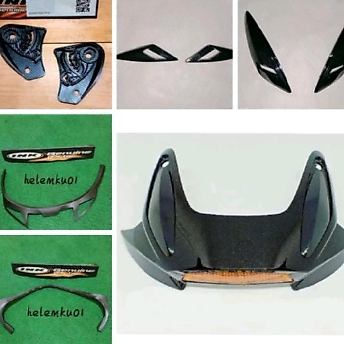 ASLI spoiler dan part helm ink metro ginal READY STOCK