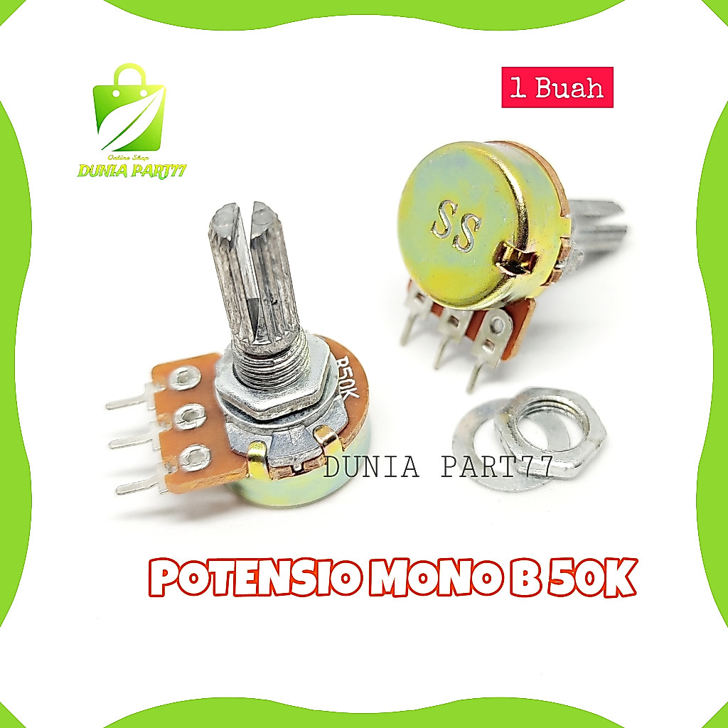 Potensio Mono 50k Potensio B50K Mono