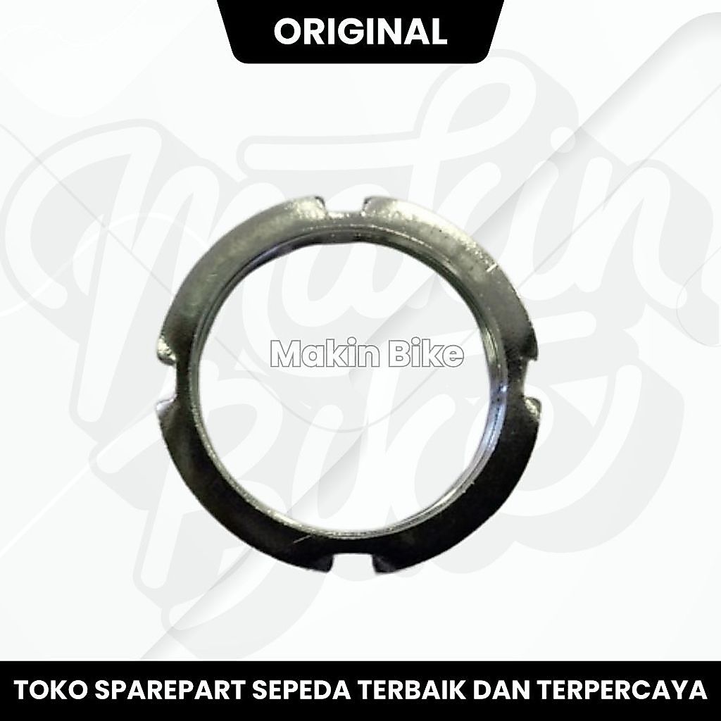 Lockring Cog Fixie 32mm Chrome Baja Untuk Hub Doltrap dan Torpedo Ulir