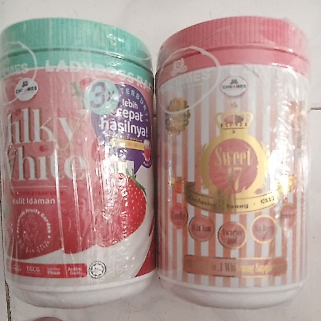 Bundling kcolly sweet 17 500gr dan milky white 500gr.