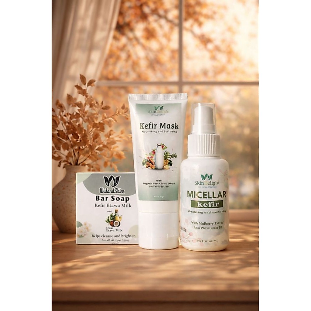 Kefir Series by SkinDelight (Masker kefir, Toner Kefir, Sabun Kefir)