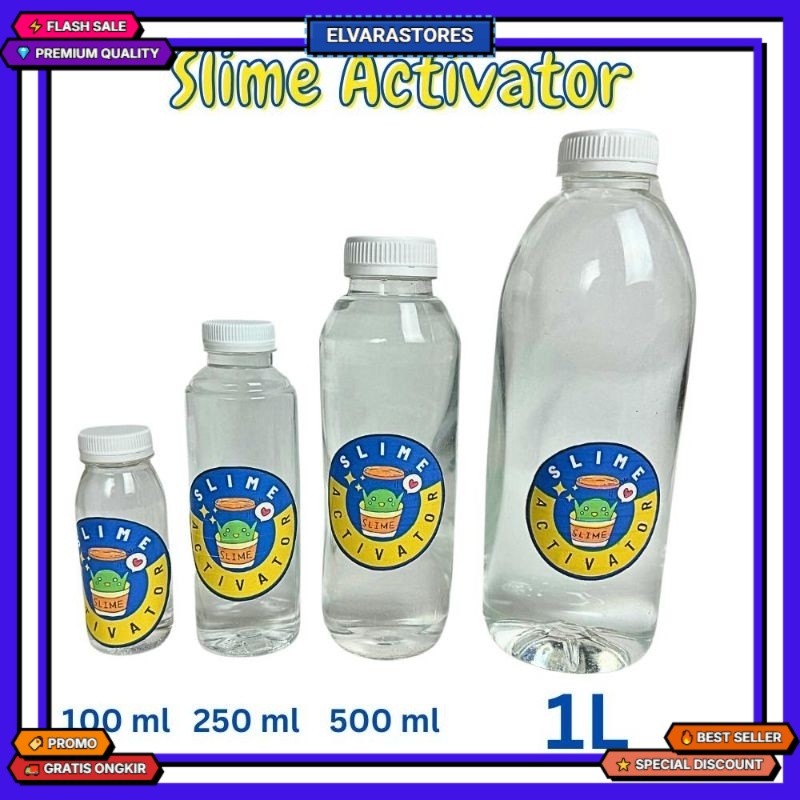 Slime Act Aktivator Pembuat Pengenyal Slime Bahan Slime Base GOM 100ml