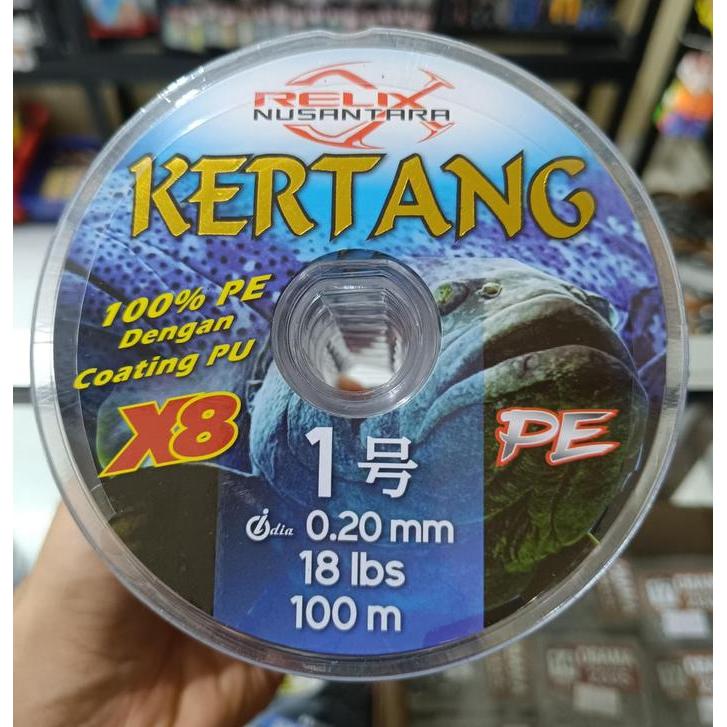 Pe Kertang 0.8 1 1.2 1.5 Connecting Senar Pancing Relix Nusantara - PE 0.8 / 0.16mm