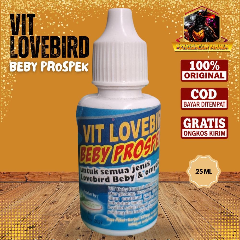 Vitamin Burung Lovebird Beby Prospek vitamin Kontes Alami Lovebird Juara 1 Pcs