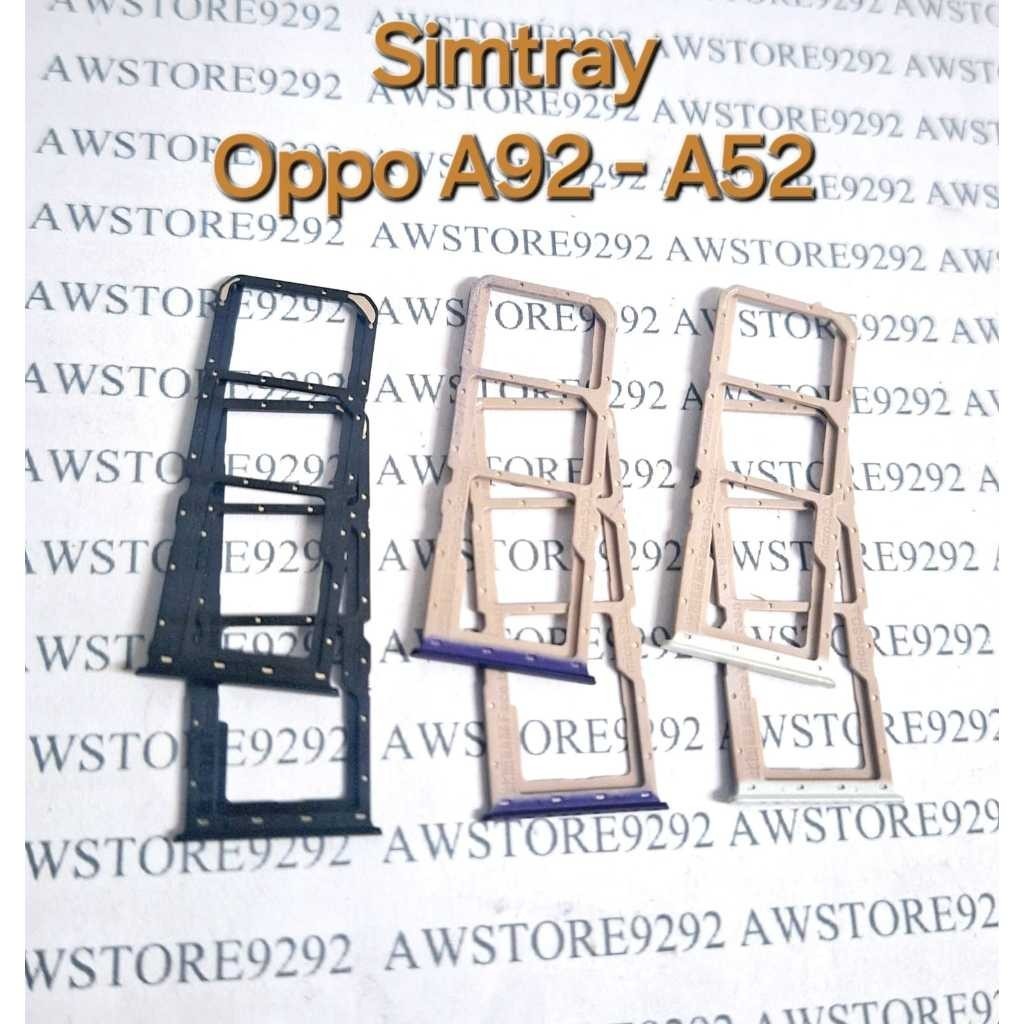 Slot Tempat Dudukan Kartu Simcard Oppo A92 Sim card Lock Oppo A92 A52 Simtray Oppo A92 Sim Tray Oppo
