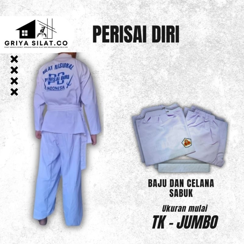 Terbaru Baju silat perisai diri, seragam latihan pencak silat perisai diri, sakral perisai diri
