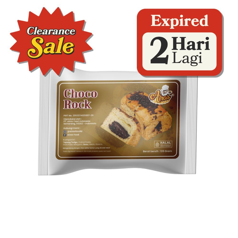 Clearance Sale Airas Choco Rock 120 gram