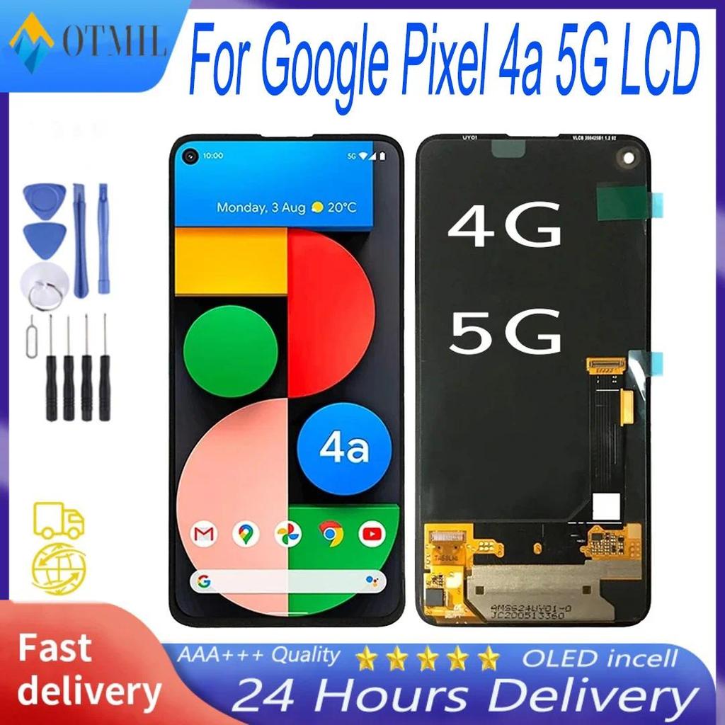 AMOLED For Google Pixel 4 4A4G 4A5G LCD Display Screen Touch 5.81"Pixel 4A 4G LCD Screen 6.2" For Go