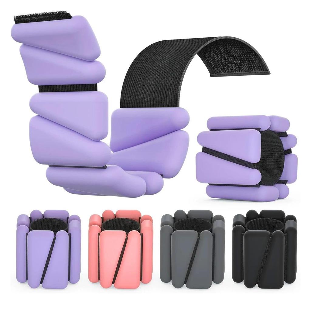 Wrist Weights, Ankle Weights for Women Men, Adjustable Wrist Weighted Bracelet for Home Gym Workout,
