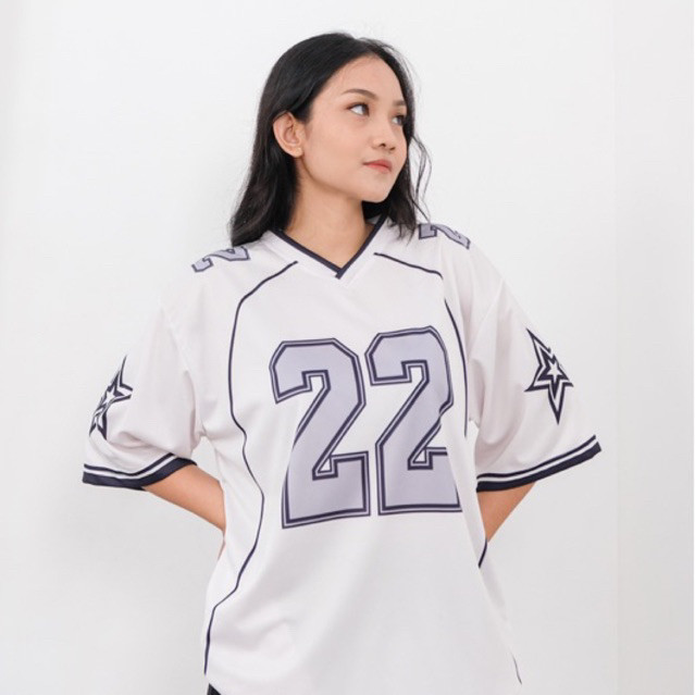 Jersey oversize simple basic nfl 22 / jersey rugby / jersey vintage S-2XL