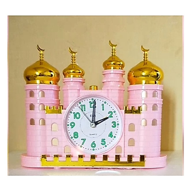 Weker Masjid Suara Jam Weker Bentuk Masjid dengan Suara Adzan Alarm Muslim JD23 Suara adzan / Jam Be