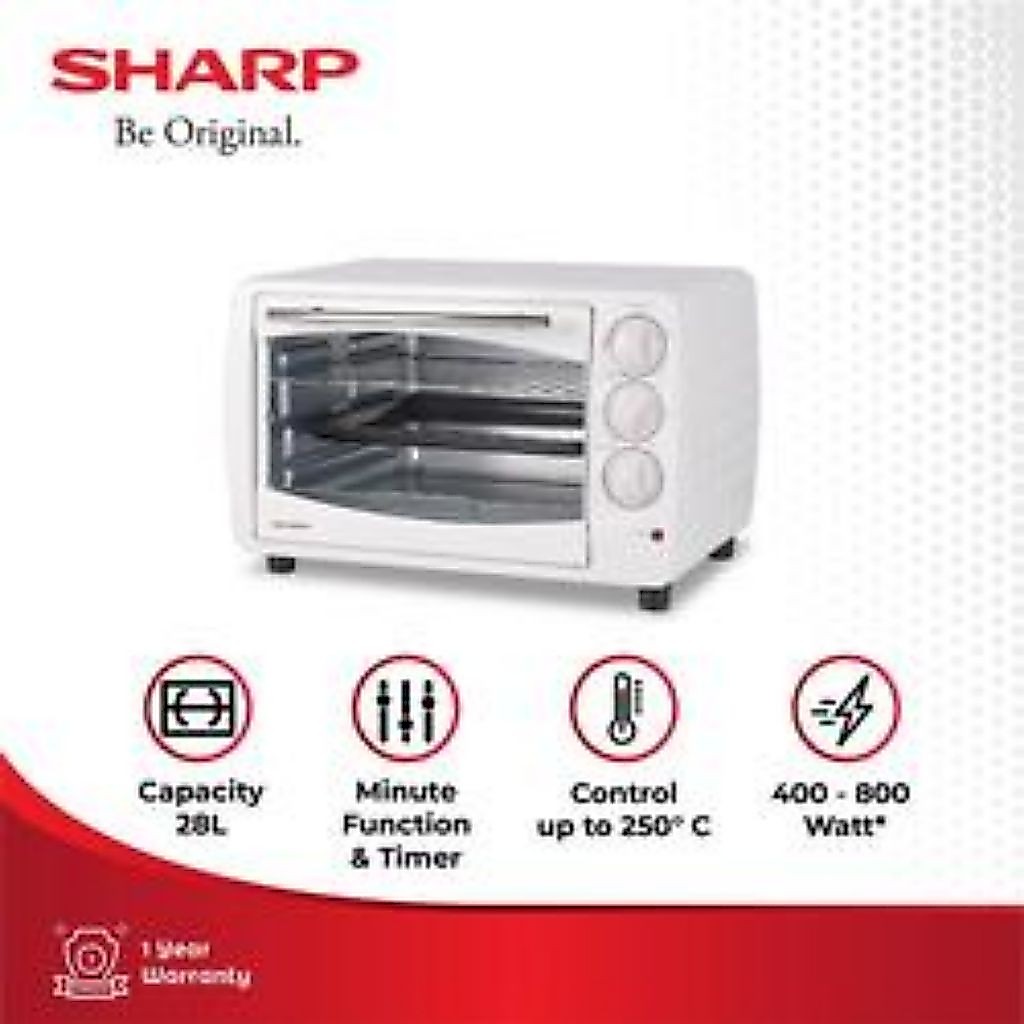 Oven Listrik Sharp E0-28WH Oven Listrik Sharp 28 Liter EO 28 WH Oven Listrik Jumbo EO28WH