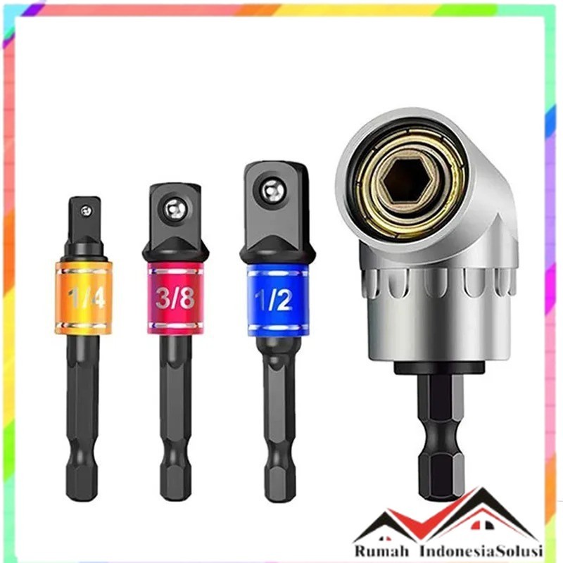 

- ABZ Set Mata Obeng Adaptor Drill Bits Hex Shank with Adaptor Universal - LK010 -