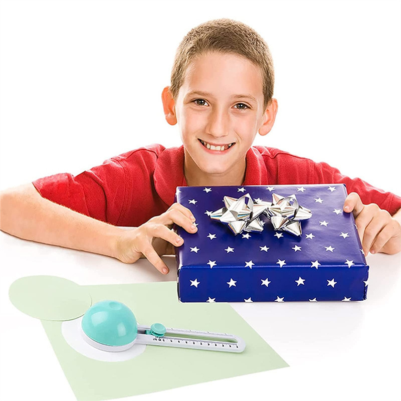 

AAAF Round Cutting Knife Patchwork Compass Circle Cutter Round Paper-Cutting Machine Scrapbooking Cutters Cards DIY Tools