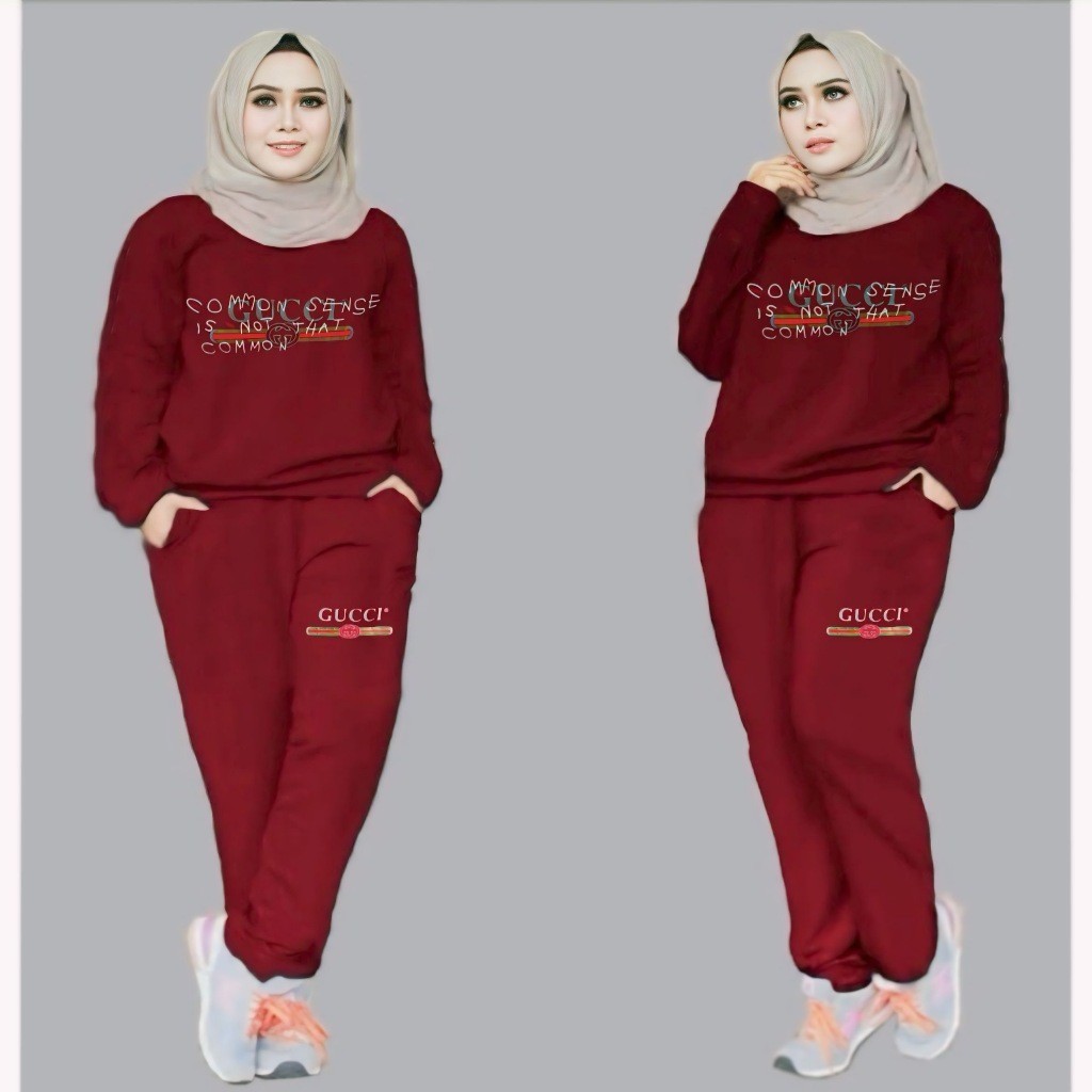 PIK - Jumbo Setelan Enjoy Training Wanita Olahraga Senam