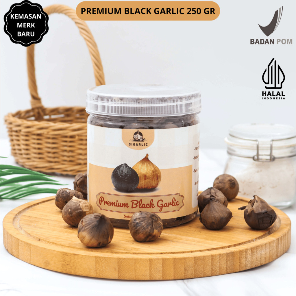 

BLACK GARLIC TUNGGAL 250GRAM - BAWANG HITAM LANANG