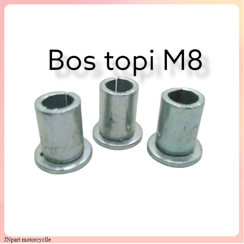 RING BOS TOPI M8 BAUT 12 BOSH LUBANG 8MM Ring bos TOPI M8 untuk baut kunci 12