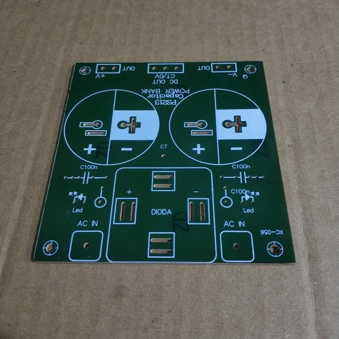 (BACA DESKRIPSI) PCB Elco power 2 elco / PCB psu 2 elco / Pcb capasitor Power bank