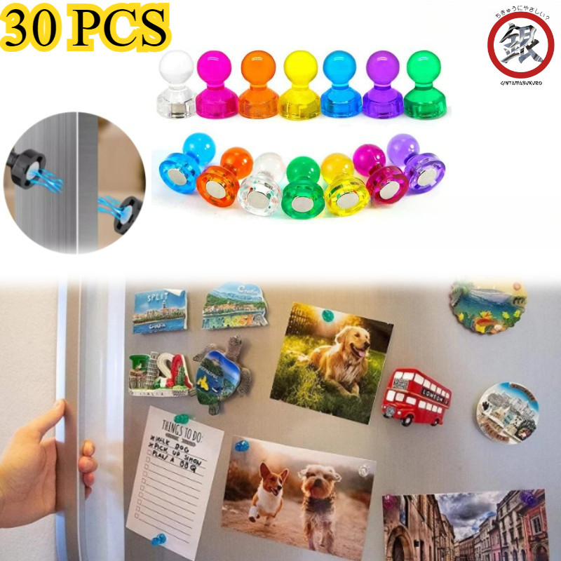

30pcs Magnet Super Kuat Neodymium/Magnet Neodynium Memo Kulkas Magnetic Papan Tulis Whiteboard Strong/ Magnet Papan Tulis Magnet Kulkas Lucu Buat Memo Tulis Kantor Pin Note Magnetic