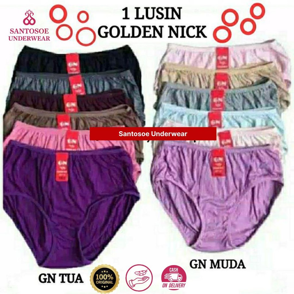 CELANA DALAM LUSINAN GOLDEN NICK / CD WANITA LUSINAN GOLDEN NICK TERMURAH