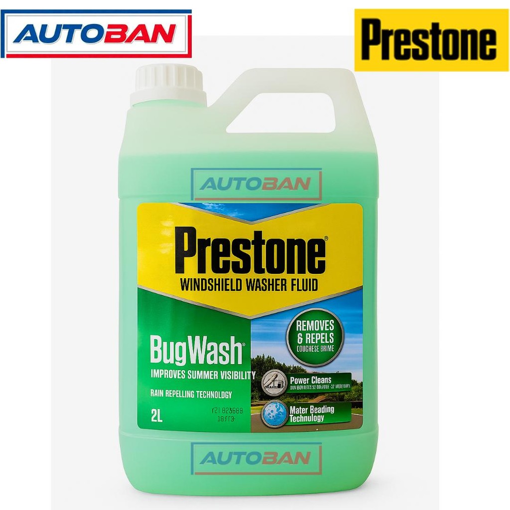 CAIRAN PEMBERSIH KACA MOBIL WIPER WINDSHIELD WASHER FLUID PRESTONE 2 LITER