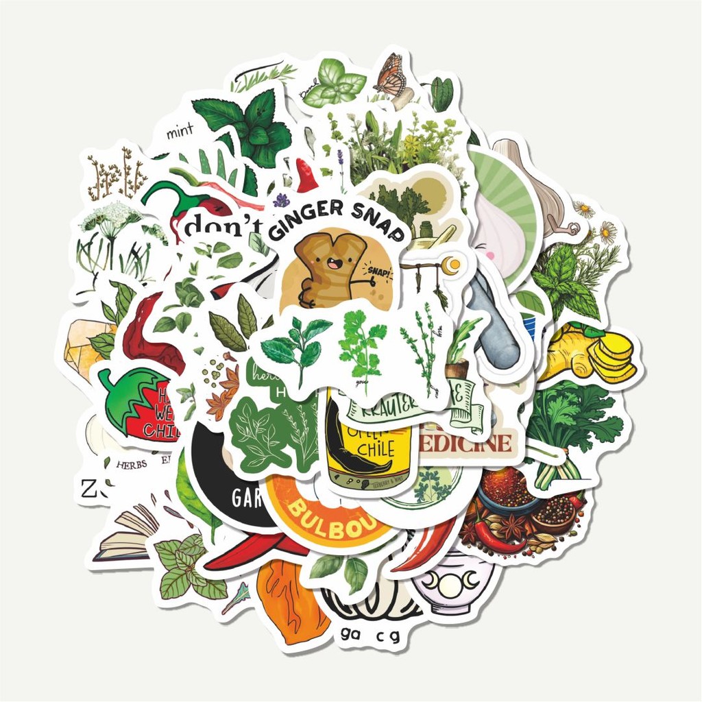 

Sticker Pack Stiker Bumbu Dapur V1 | Sticker TUMBLR | Stiker LAPTOP KOPER HELM