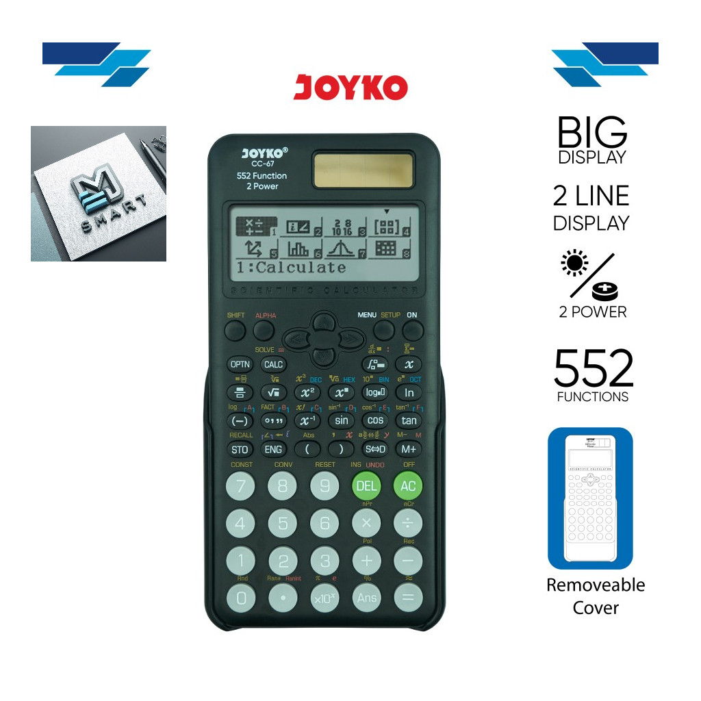 

JOYKO CC-67 / CALCULATOR SCIENTIFIC / KALKULATOR ILMIAH