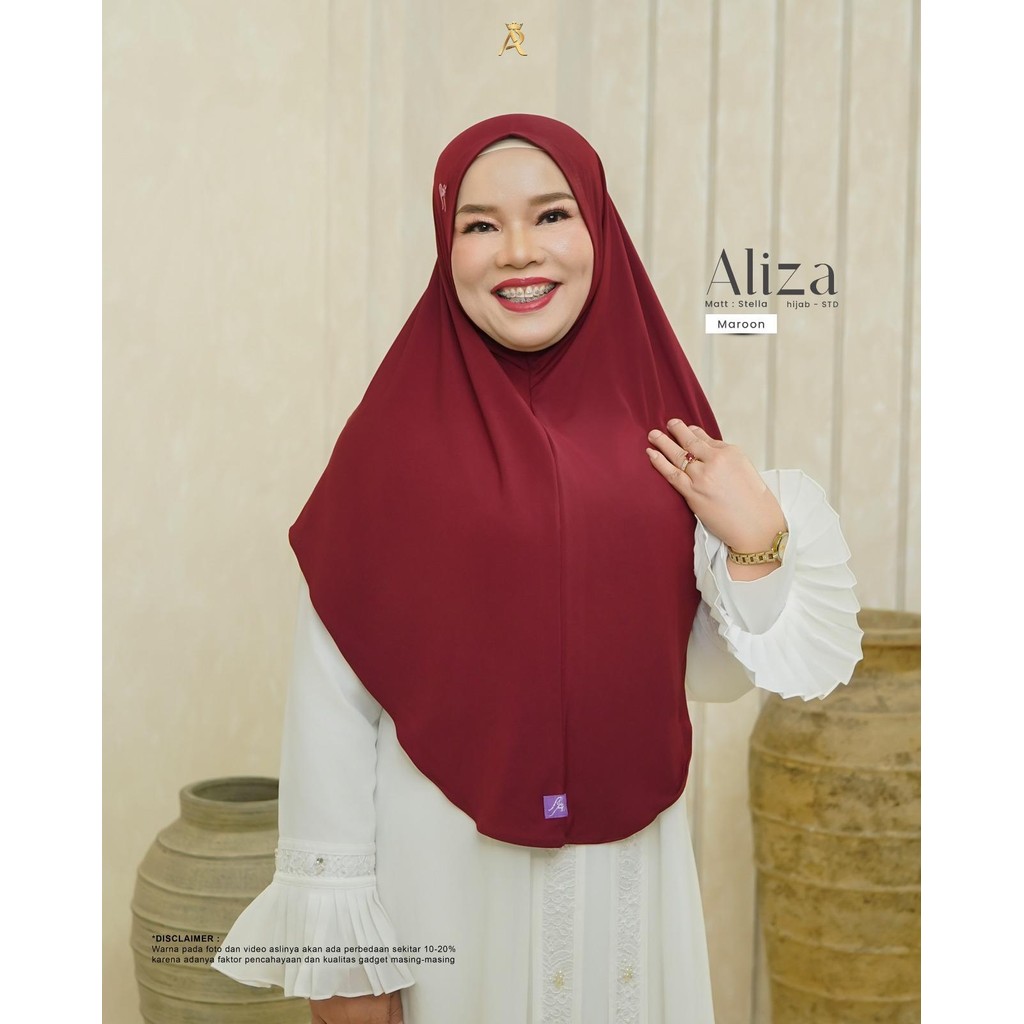 AR RAFI X OMA GALA - Aliza Hijab - Hijab Bergo Non Pet Bahan Stella