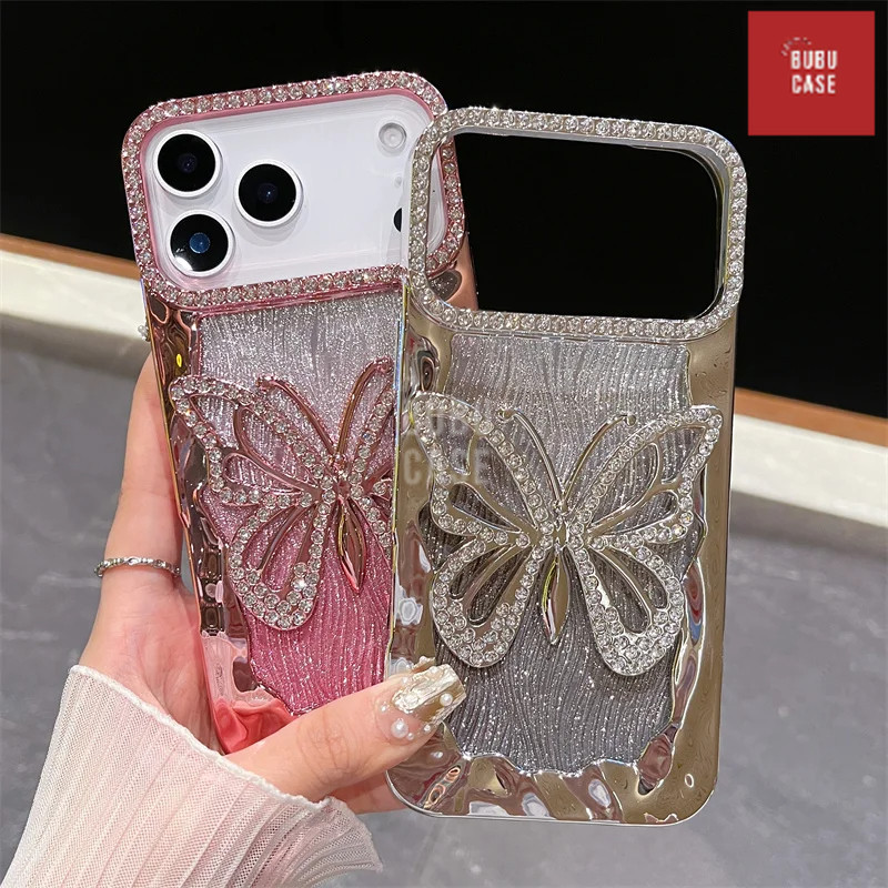 Butterfly Glitter Kupu kupu Case Iphone 17 air