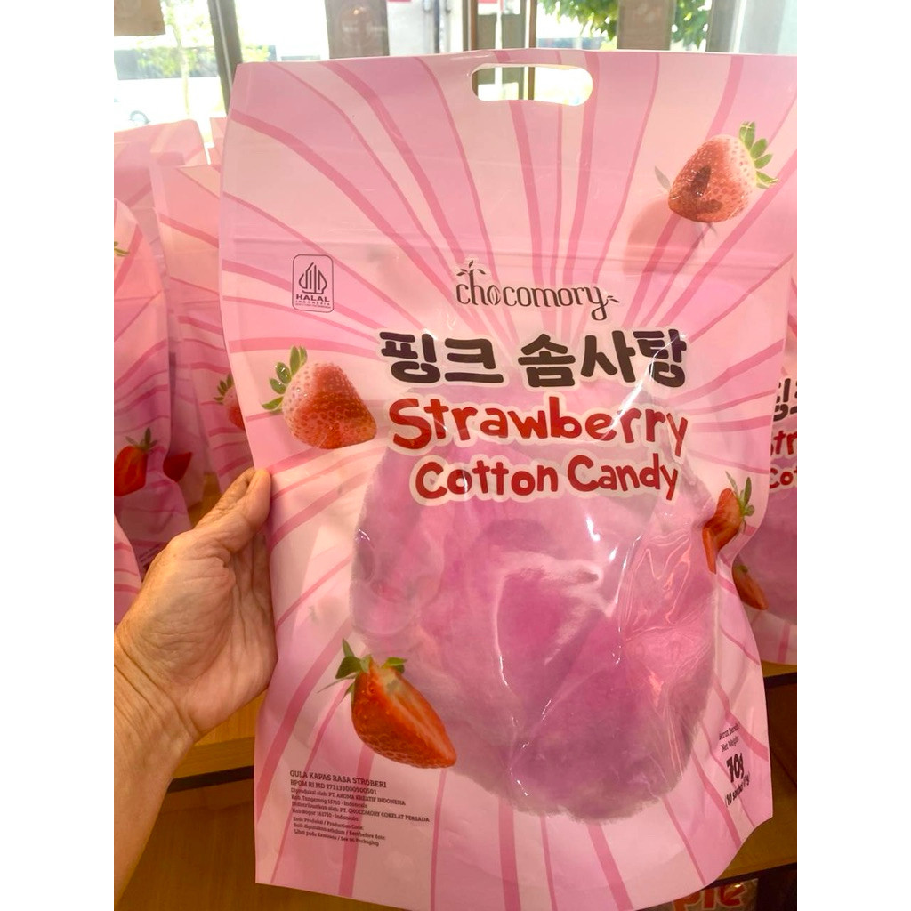 

Permen Gula Kapas Cotton Candy Strawberry