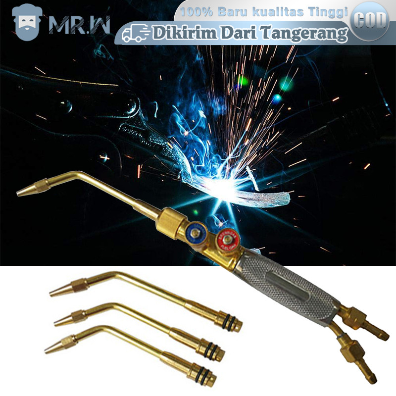 Blander Las Karbit Paket Siap Pakai Welding Torch Gloor Alat Las Karbit