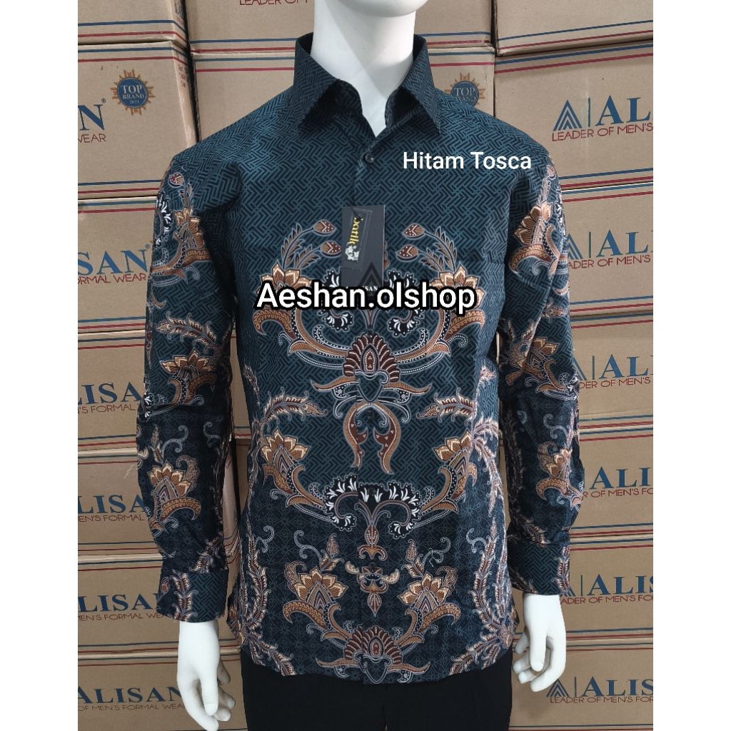 Alisan Kemeja Batik Printing SLIMFIT Panjang