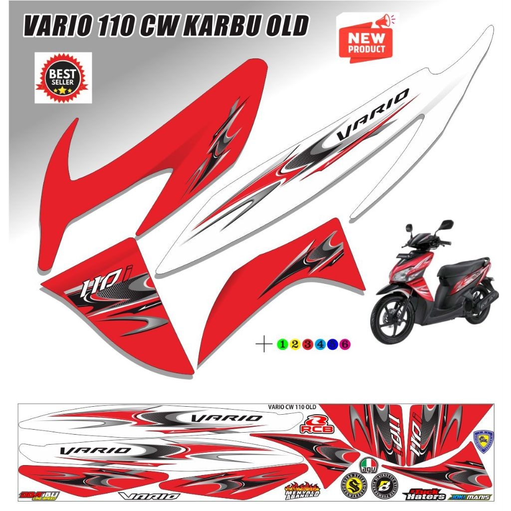 VARIASI STRIPING VARIASI VARIO OLD 110 CW VARIASI