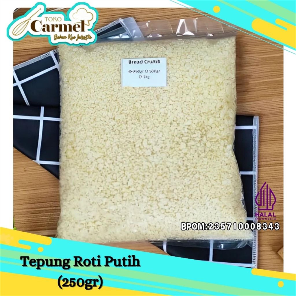 

Tepung Roti Kasar Putih 250gr Bread Crumb White