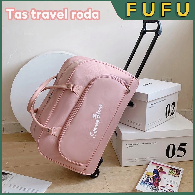 morzazaniFUFU Tas travel trolley/Tas penyimpanan kapasitas besar/Tas perjalanan/tas travelling/Koper