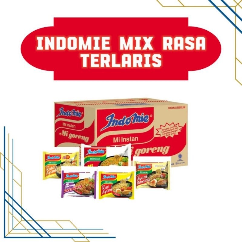 

indomie mie instan mix rasa 1 dus all varian promo surabaya